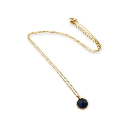 necklace with black stone1